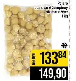 Jip Pajero obalované žampiony předsmažené nabídka