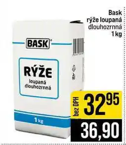 Jip Bask rýže loupaná dlouhozrnná nabídka