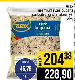 Jip Arax premium rýže loupaná parboiled s indiánskou rýží rýže loupaná premium nabídka