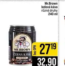 Jip Mr.Brown ledová káva různé druhy nabídka