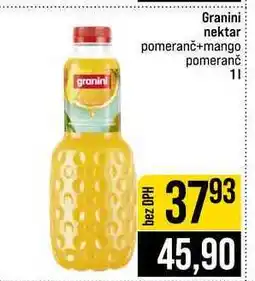 Jip Granini nektar pomeranč+mango pomeranč 1l nabídka