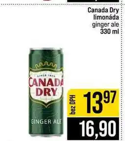 Jip Canada Dry limonáda ginger ale nabídka