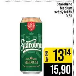 Jip Starobrno Medium světlý ležák nabídka