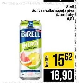 Jip Birell Active nealko nápoj z piva různé druhy nabídka