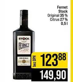 Jip Fernet Stock Original 35% Citrus 27% nabídka