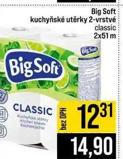 Jip Big Soft kuchyňské utěrky 2-vrstvé classic 2x51 m nabídka