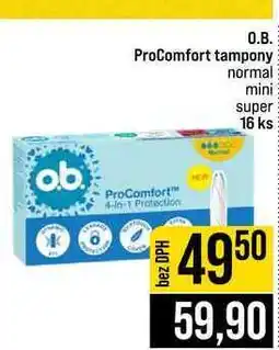 Jip O.B. ProComfort tampony normal mini super 16 ks nabídka