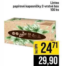Jip Linteo papírové kapesníčky 2-vrstvé box nabídka