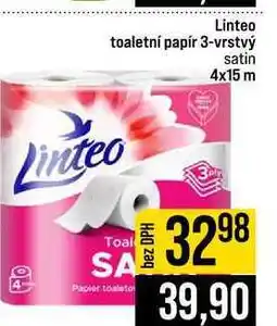 Jip Linteo toaletní papír 3-vrstvý satin 4x15 m nabídka
