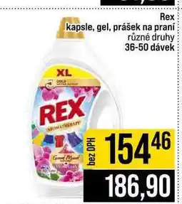 Jip Rex kapsle, gel, prášek na praní různé druhy 36-50 dávek nabídka
