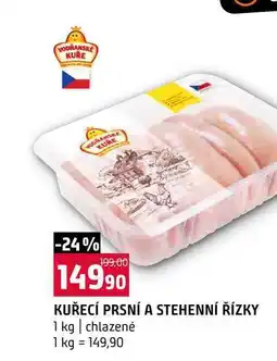 Terno KUŘECÍ PRSNÍ A STEHENNÍ ŘÍZKY 1 kg chlazené nabídka