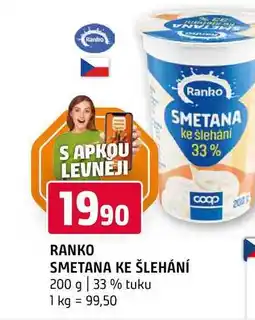 Terno RANKO SMETANA KE ŠLEHÁNÍ 200 g 33% tuku nabídka