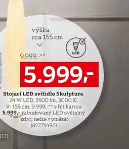 XXXLutz Sklupture stojací led svítidlo nabídka