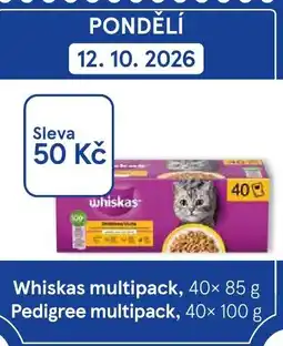 Tesco Whiskas multipack nabídka