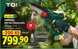 Lidl Parkside 20V Aku řetězová pila nabídka