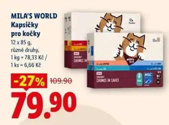 MILA'S WORLD Kapsičky pro kočky