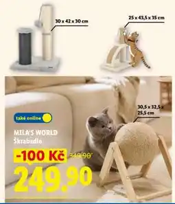 Lidl MILA'S WORLD Škrabadlo nabídka
