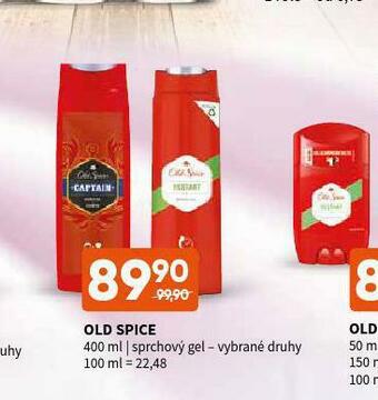 Terno Old spice sprchový gel nabídka