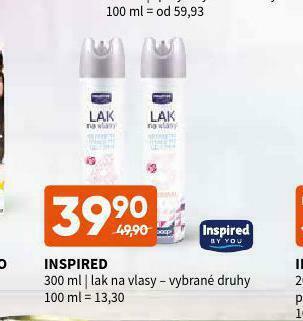 Terno Inspired lak na vlasy nabídka