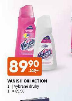 Vanish oxi action