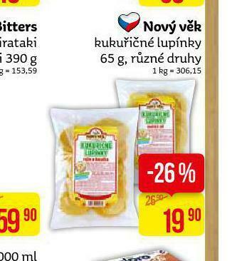 Teta Nový věk kukuřičné lupínky nabídka