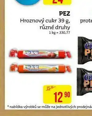 Pez hroznový cukr