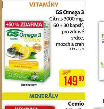 Teta Gs omega 3 nabídka