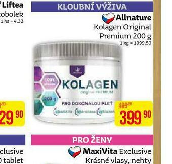 Teta Allnature kolagen original premium nabídka