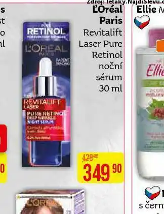 Teta Loreal paris noční sérum nabídka