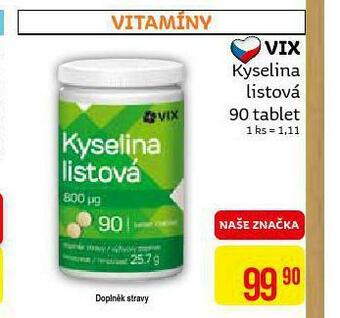 Teta Vix kyselina listová nabídka