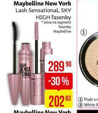 Teta Maybelline new york řasenky nabídka
