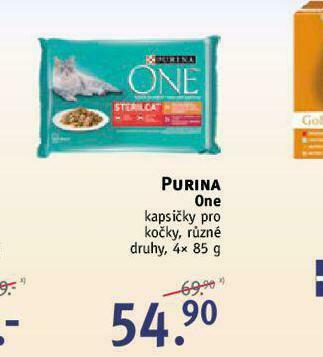 Rossmann Purina one kapsičky pro kočky nabídka