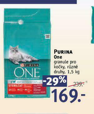Rossmann Purina one granule pro kočky nabídka