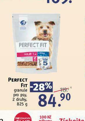 Rossmann Perfect fit granule pro psy nabídka