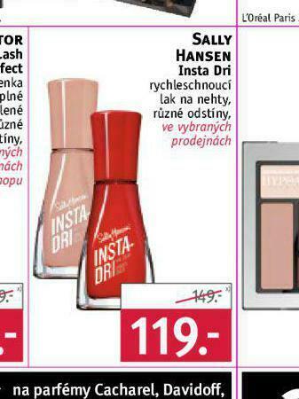 Rossmann Sally hansen lak na nehty nabídka