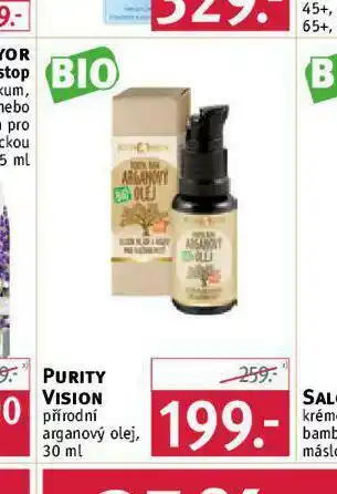 Rossmann Purity vision přírodní arganový olej nabídka