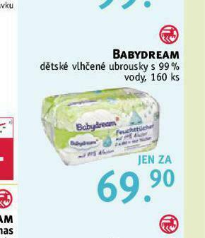 Rossmann Babydream dětské vlhčené ubrousky nabídka