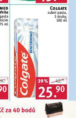 Rossmann Colgate zubní pasta nabídka
