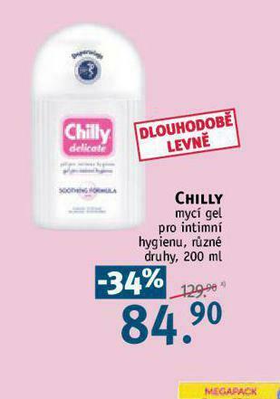 Rossmann Chilly mycí gel nabídka