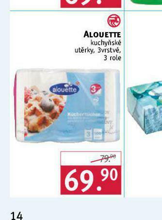 Rossmann Alouette kuchyňské utěrky nabídka