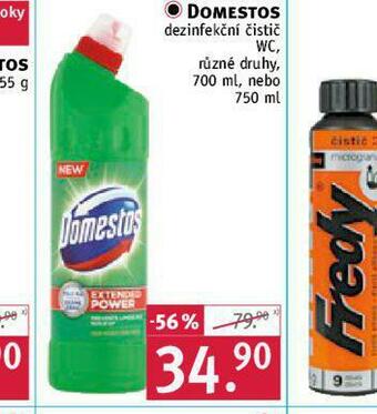 Rossmann Domestos dezinfekční čistič wc nabídka