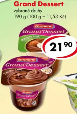 CBA Ehrmann grand dessert nabídka