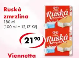 CBA Viennetta Ruská zmrzlina nabídka