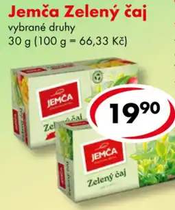 CBA Jemča zelený čaj nabídka