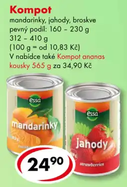 CBA essa kompot mandarinky nabídka