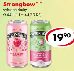 CBA Strongbow vybrané druhy nabídka