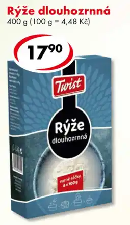 CBA Twist rýže dlouhozrnná nabídka