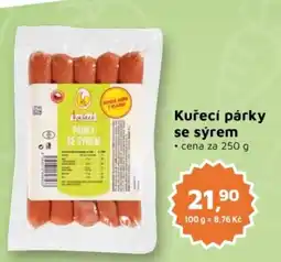 Můjobchod Kuřecí párky se sýrem nabídka