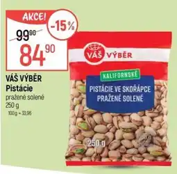 Globus Váš výběr pistácie pražené solené nabídka