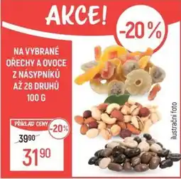Globus Ořechy a ovoce z násynníků nabídka